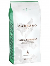 Кофе в зернах Carraro caffe Crema Espresso (Карраро Крема Эспрессо)  1 кг, вакуумная упаковка