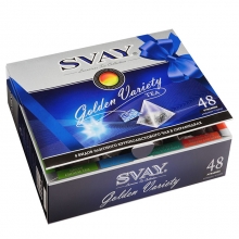 Чай ассорти Svay Golden Variety, упаковка 48 пирамидок по 2,5 г